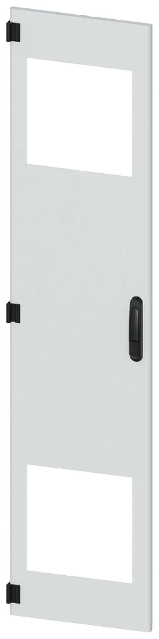 SIVACON, door, left, with cutout for filter fan, with ventilation openings