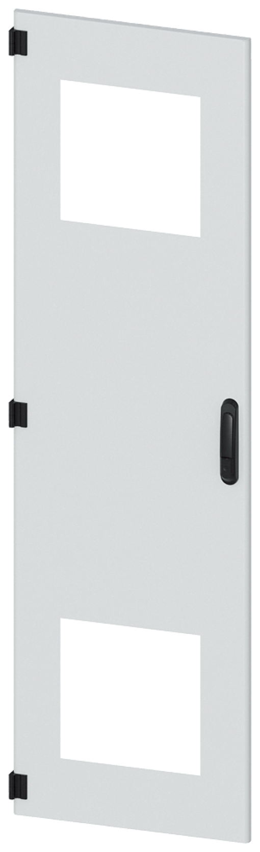 SIVACON, door, left, with cutout for filter fan, with ventilation openings