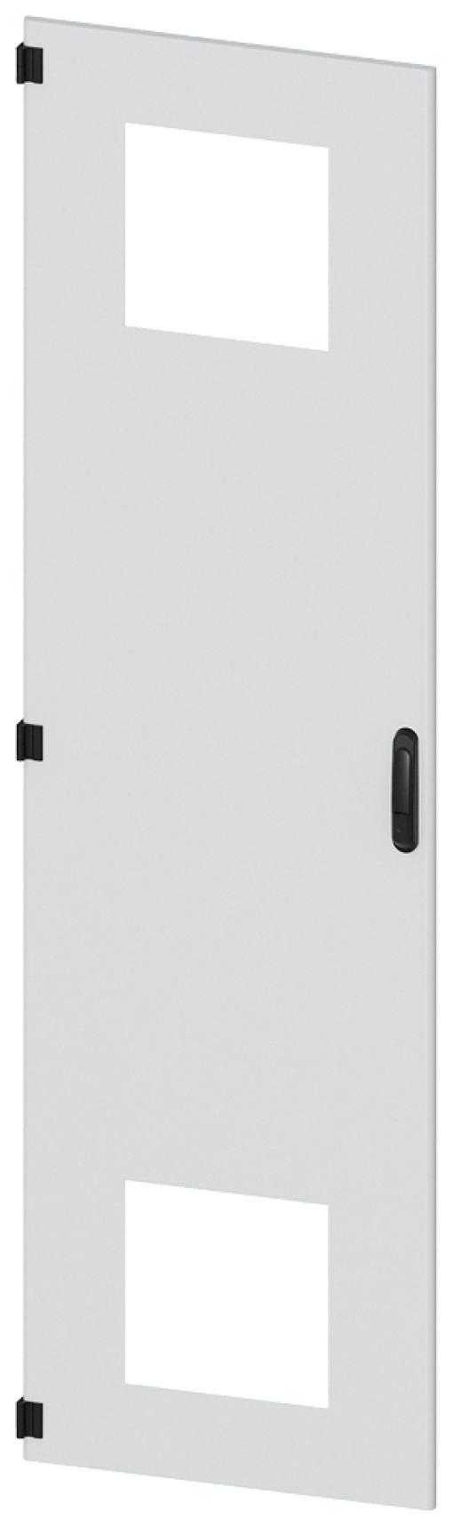 SIVACON, door, left, with cutout for filter fan, with ventilation openings