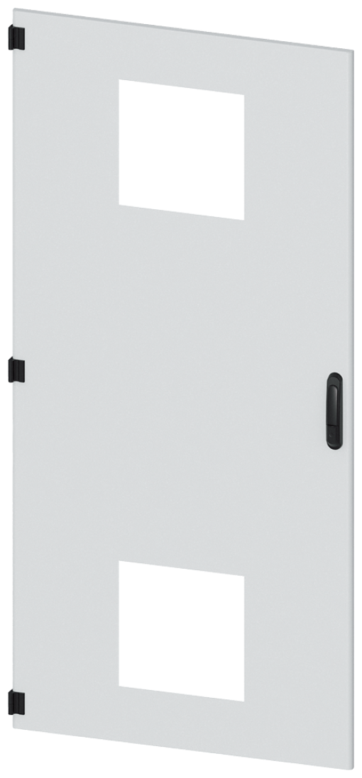 SIVACON, door, left, with cutout for filter fan, with ventilation openings