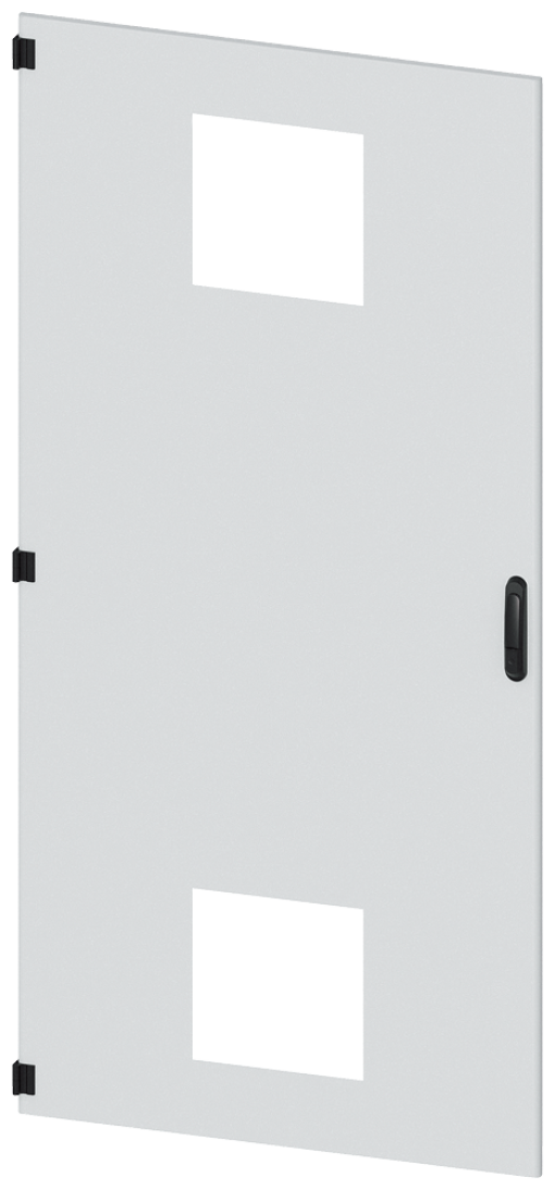 SIVACON, door, left, with cutout for filter fan, with ventilation openings