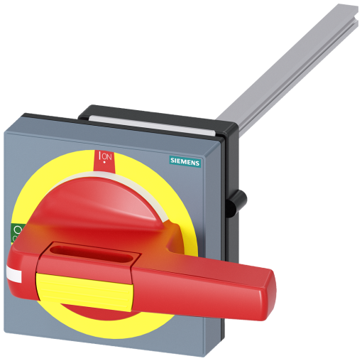 Door-coupling rotary operating mechanism EMERGENCY OFF. with tolerance compen...