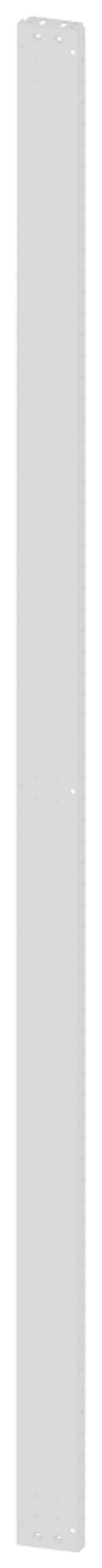 SIVACON, separator, for vertical separation of the door, H 1800 mm, RAL 7035