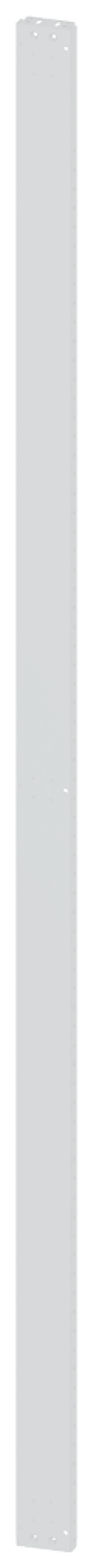 SIVACON, separator, for vertical separation of the door, H 2000 mm, RAL 7035