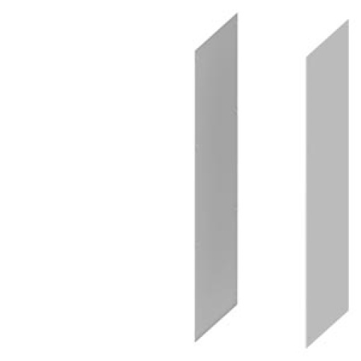 SIVACON S4 side panel, H 2000 mm D 800 mm, 1 set2 units