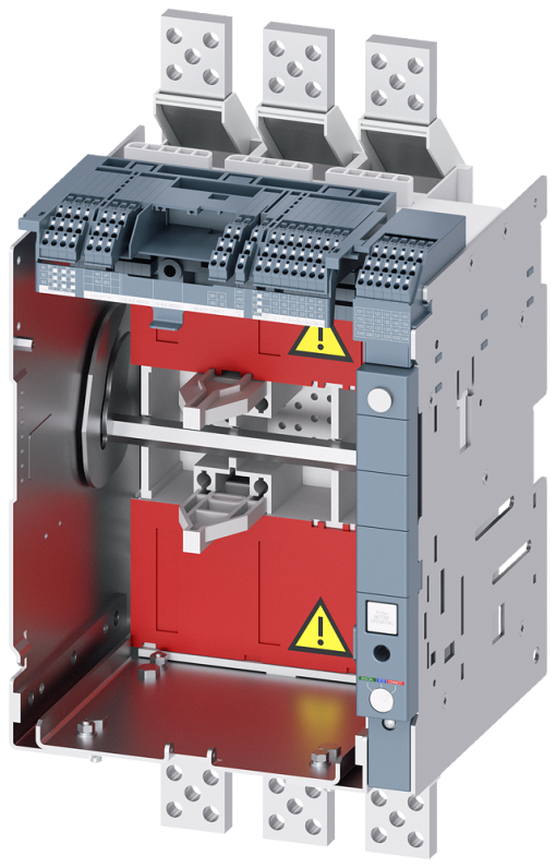 Guide frame for 3VA27 - 3-pole, front, extended terminals, accessory