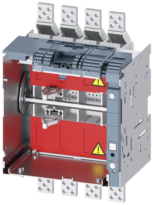 Guide frame for 3VA27 - 4-pole, front, extended terminals, accessory