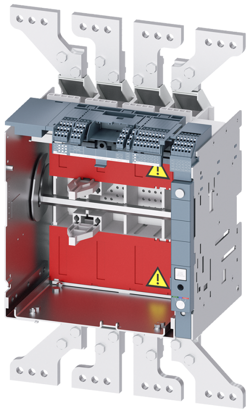 Guide frame for 3VA27 - 4-pole, front, broadened terminals, accessory