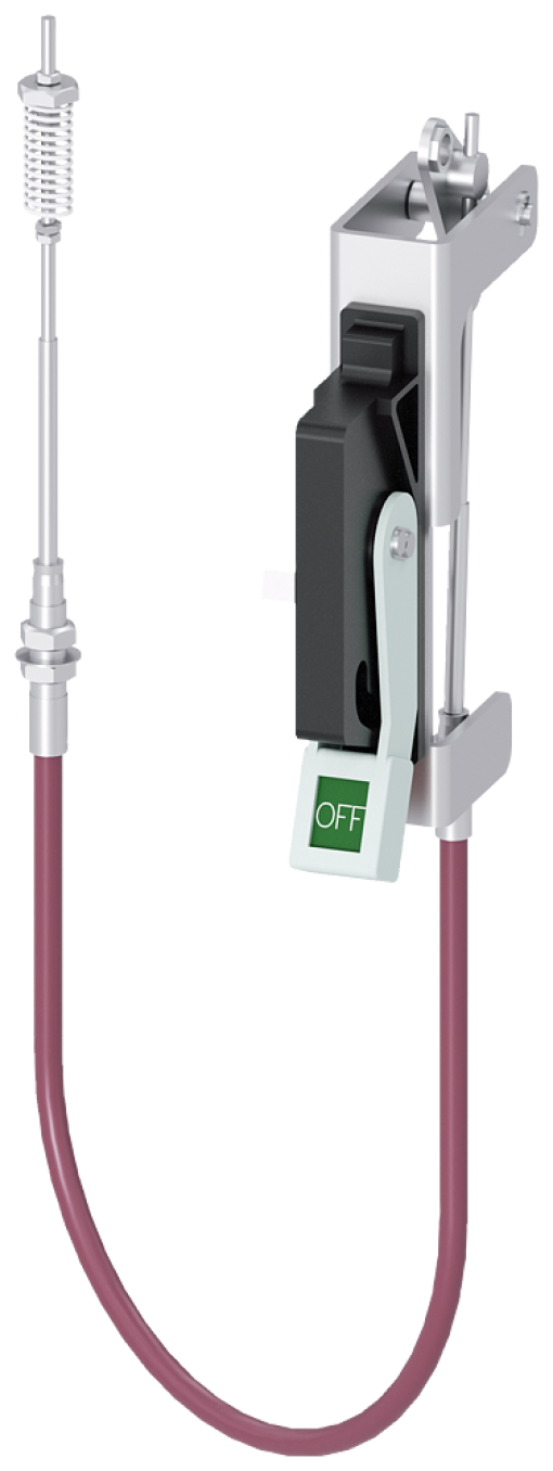 Operator with Bowden cable Max-Flex operator complete kit plastic handle