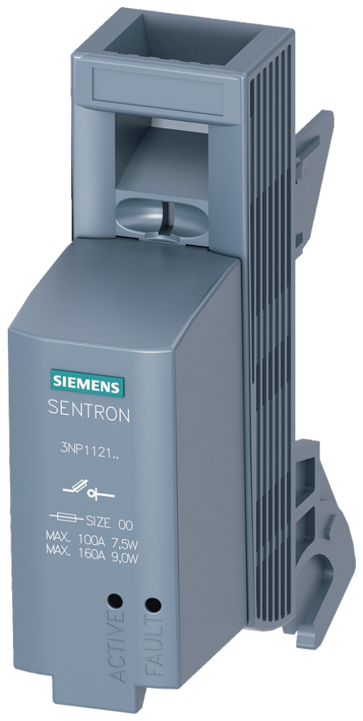 Fuse carrier with EFM15, for size NH000 1-pole, 120 - 440 V DC, accessory