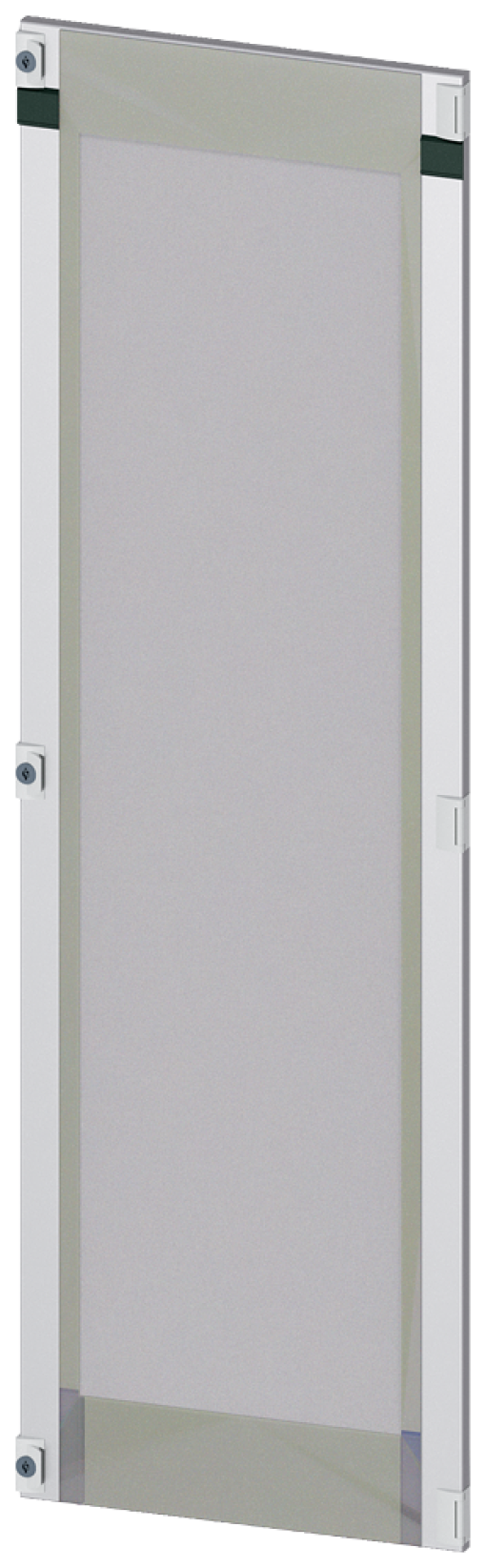 SIVACON S4, Giugiaro glass door, IP55, H 2000 mm, W 600 mm, double-bit, left