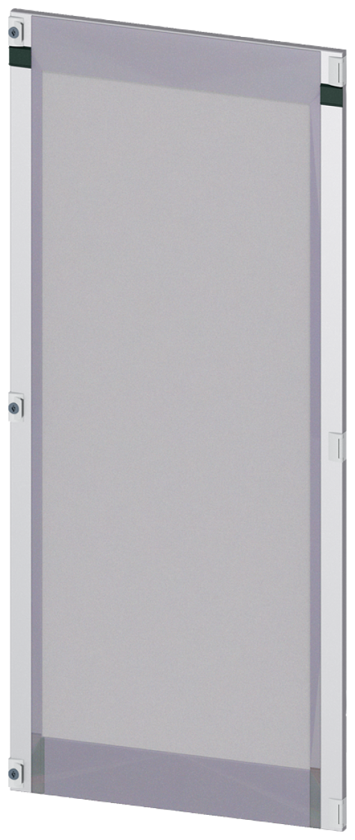 SIVACON S4, Giugiaro glass door, IP55, H 2000 mm, W 850 mm, double-bit, left