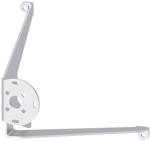 Fixing bracket, accessory for 3VA1525 1000