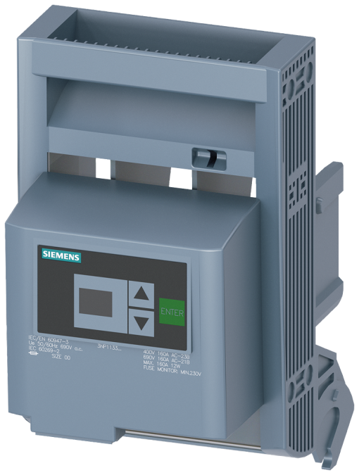 Fuse carrier with EFM25, for size NH00, accessory