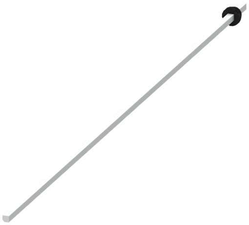 Shaft set, for rotary operating mechanism, shaft 6 x 6 mm, length 600 mm, acc...