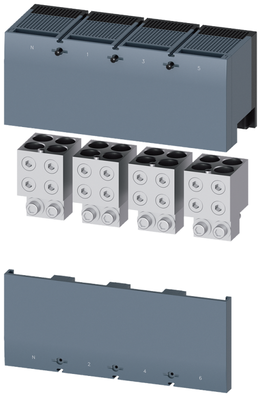 circular conduc. terminal TA4.4 4 x 40600 kcmil with aux. conductor voltage...