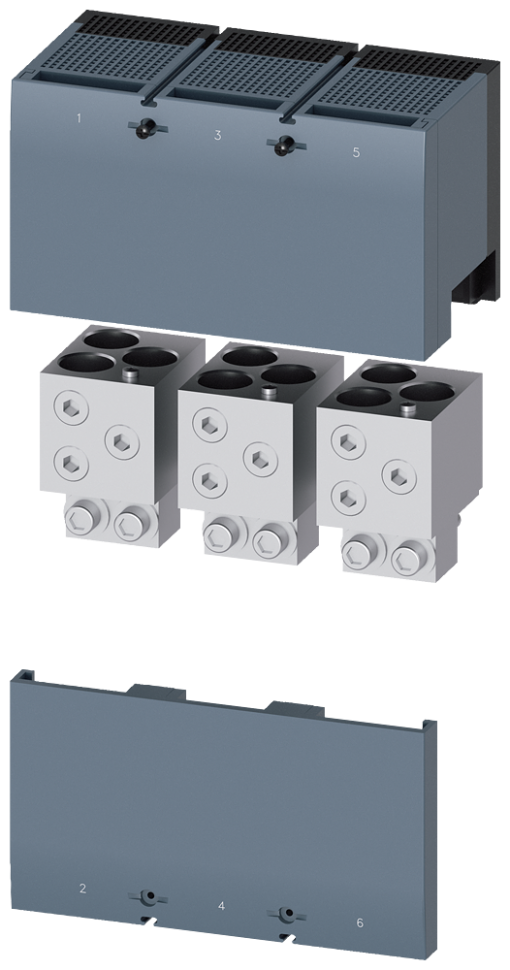 circular conduc. terminal TA4.2 3 x 500 kcmil750 kcmil with aux. conductor v...