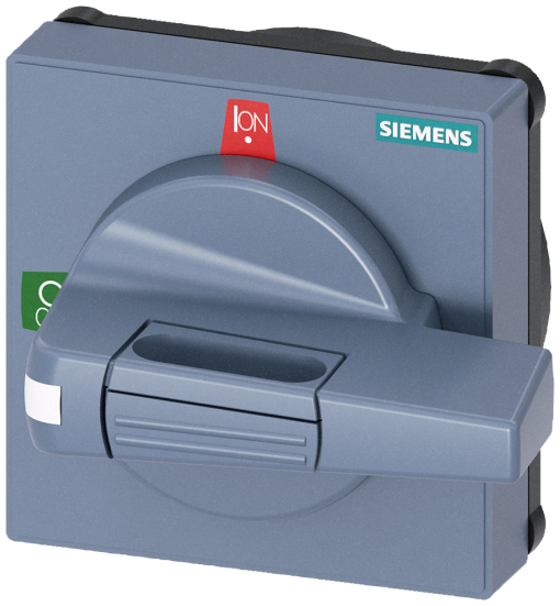 Handle with masking plate standard, size 75x 75, for shaft 8x 8, 0-I