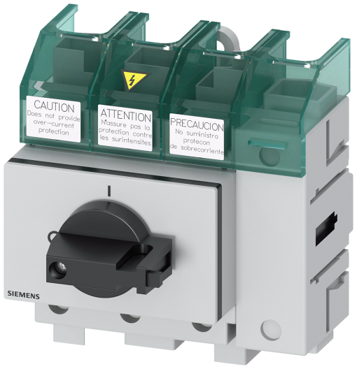 SENTRON, switch disconnector 3LD5 UL, main control switch, 4-pole, approved