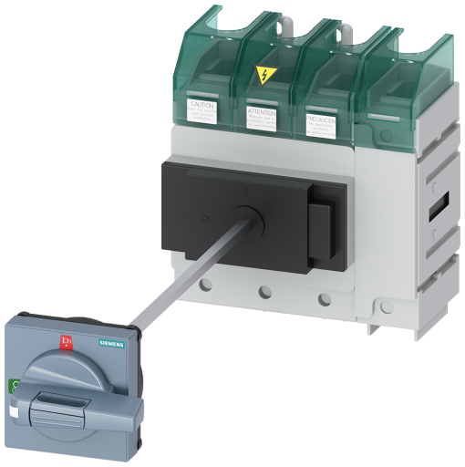 SENTRON, switch disconnector 3LD5 UL, main control switch, 4-pole, approved