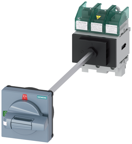 SENTRON, switch disconnector 3LD5 UL, main control switch, 3-pole, approved