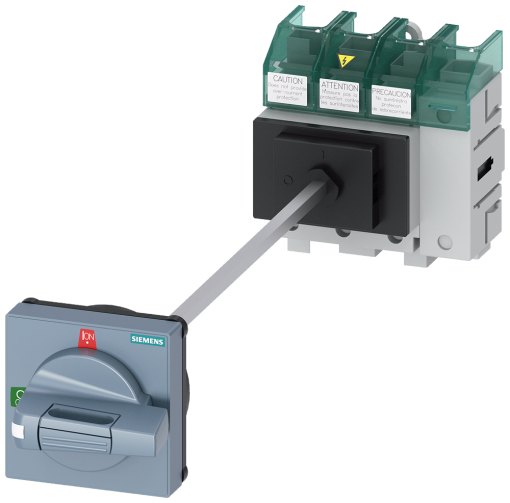 SENTRON, switch disconnector 3LD5 UL, main control switch, 4-pole, approved