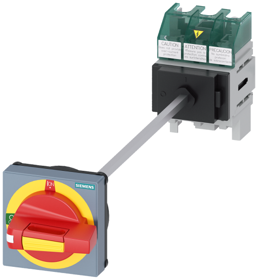 SENTRON, switch disconnector 3LD5 UL, EMERGENCY OFF switch, 3-pole, approved