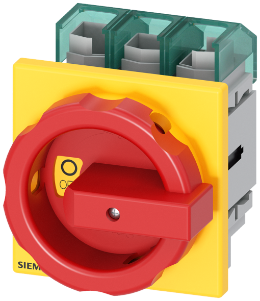 SENTRON, switch disconnector 3LD5 UL, EMERGENCY OFF switch, 3-pole, approved