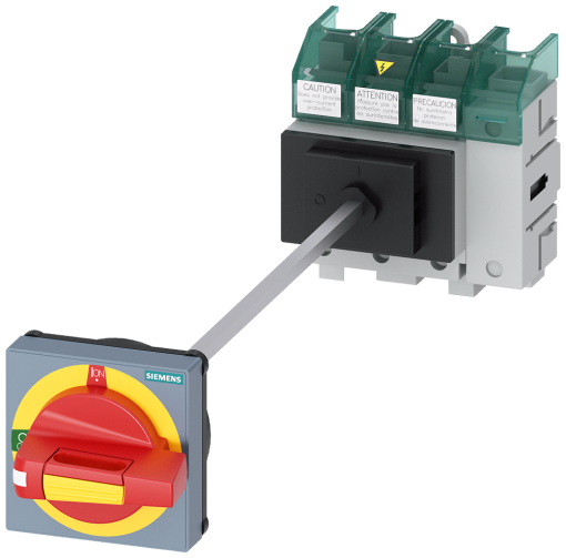 SENTRON, switch disconnector 3LD5 UL, EMERGENCY OFF switch, 4-pole, approved