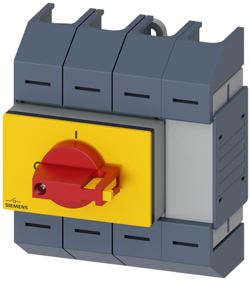 Switch disconnector 80 A, size 02, 4-pole, front operating mechanism, center,...