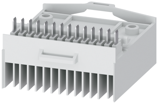 Sliding contact module for secondary disconnect terminal AUX for withdrawab...