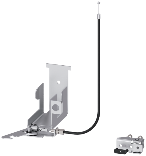 Locking mechanism against opening of the control cabinet door