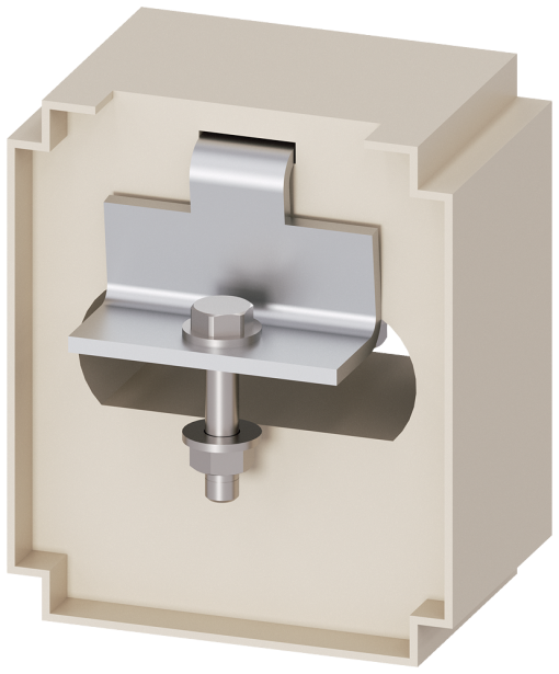External current sensor for the N conductor, size 1, for mounting on busbar