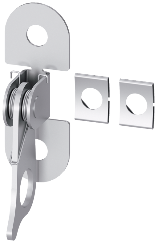 Locking provision for charging handle for padlocks