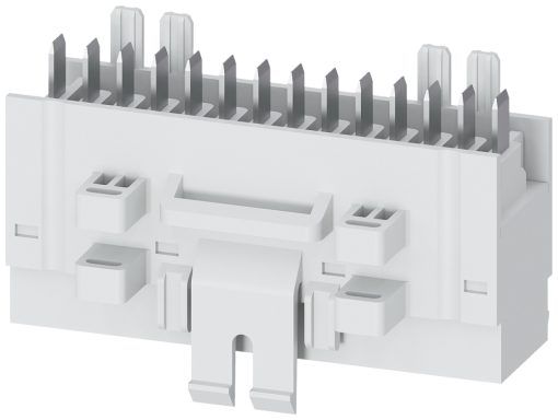Adapter for installing the CubicleBUS modules on the auxiliary conductor cont...