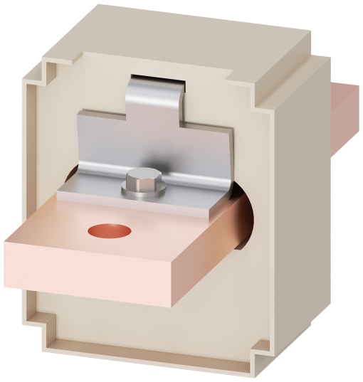 External current sensor for the N conductor, size 1, for busbar connection