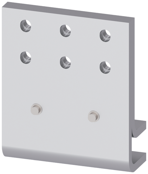 Front connection DIN 43673 double hole, top and bottom, size 3, up to 4000 A