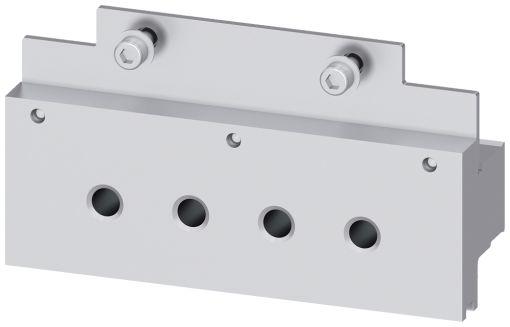 Flanged connection, top and bottom, for size 3, up to 4000 A