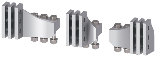 Rear vertical main connections, top or bottom, size 1, 1250-2000 A