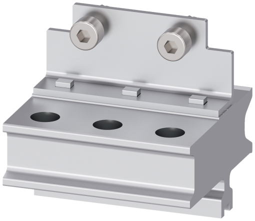 Rear horizontal main connections, top or bottom, size 2, 3200 A