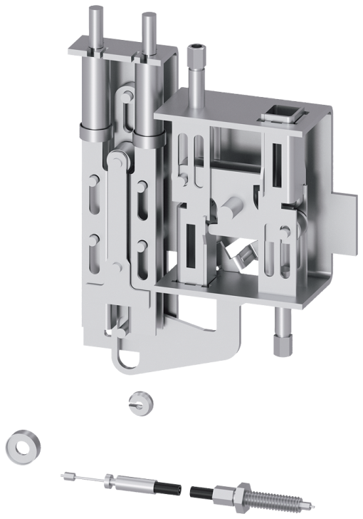 Mutual mechanical interlocking with Bowden cable 2000 mm