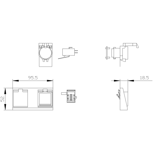 Local electric close with sealing cap