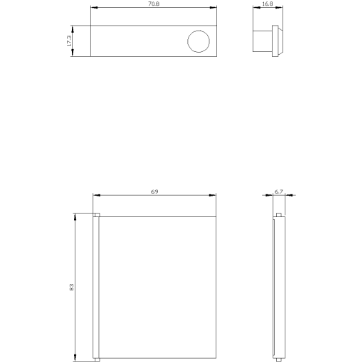 cover for electronic trip unit ETU600