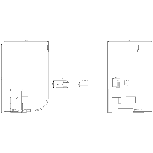 Locking mechanism against opening of the control cabinet door