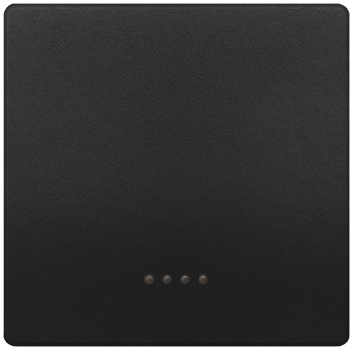 DELTA style rocker with window for pilot lampOFFtwo-way switch, anthracite