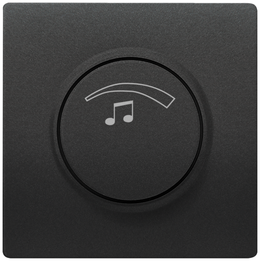 DELTA style volume controller mono, anthracite, 3W, 27 ohm