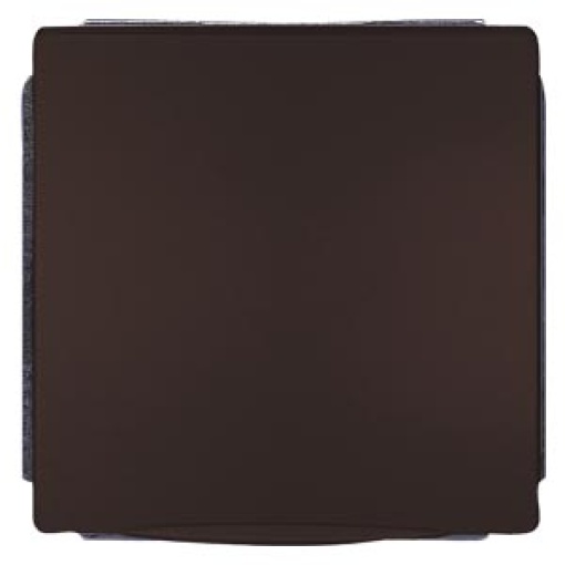 DELTA style SCHUKO socket outlets with hinged lid, chocolate