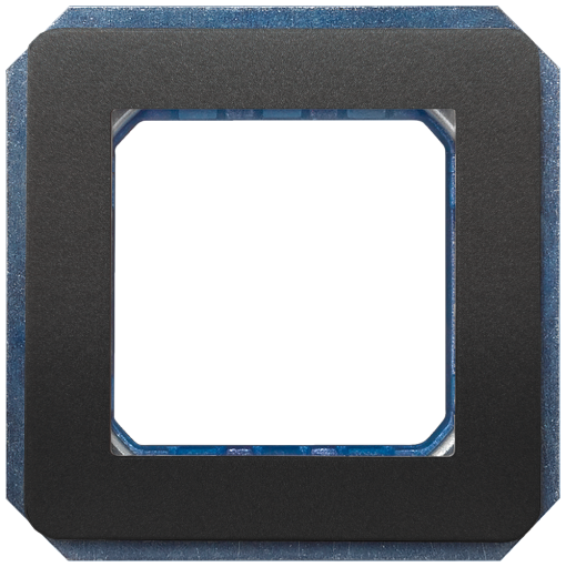 DELTA style module carrier double, incl. intermediate frame, anthracite