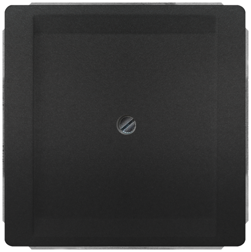 DELTA style blanking cover plate, anthracite