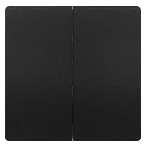 DELTA style rocker double neutral for two-circuit switch, anthracite